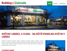 Tablet Screenshot of kvetiny-liberec.cz